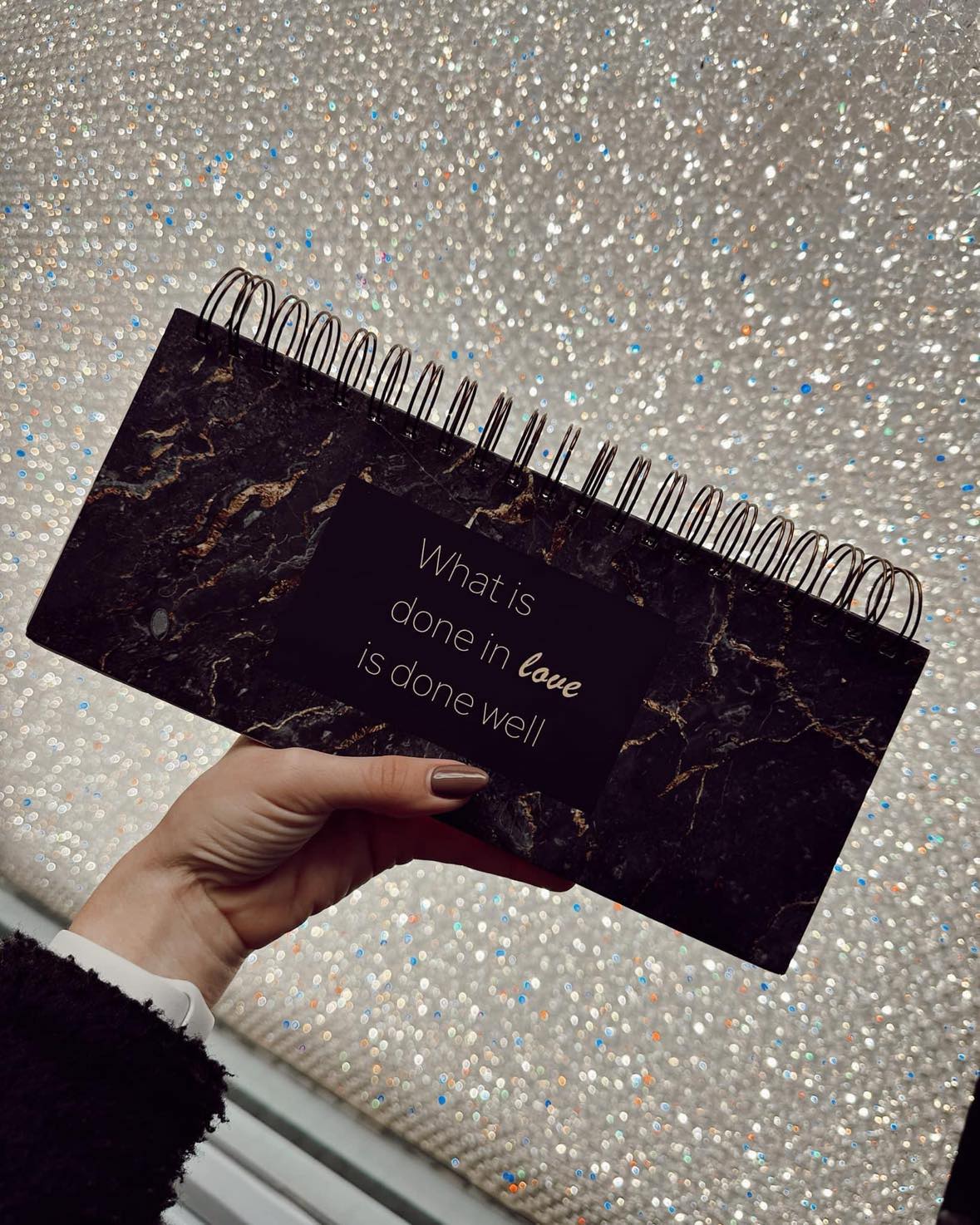 Black marble planner